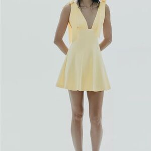 Zara Yellow Mini Dress